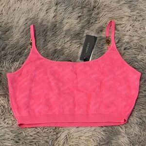 Versace Pink Crop Top 46
